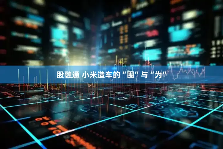 股融通 小米造车的“围”与“为”
